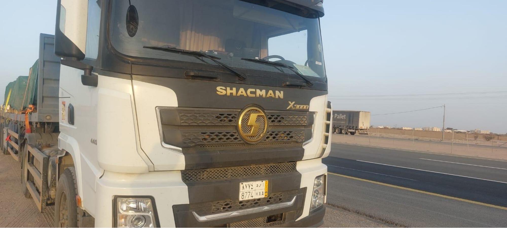Shacman truck, plate 8774 HXA